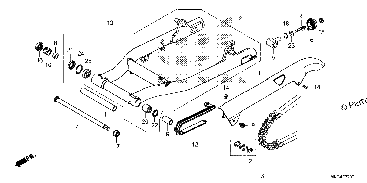 Diagrama de SWINGARM