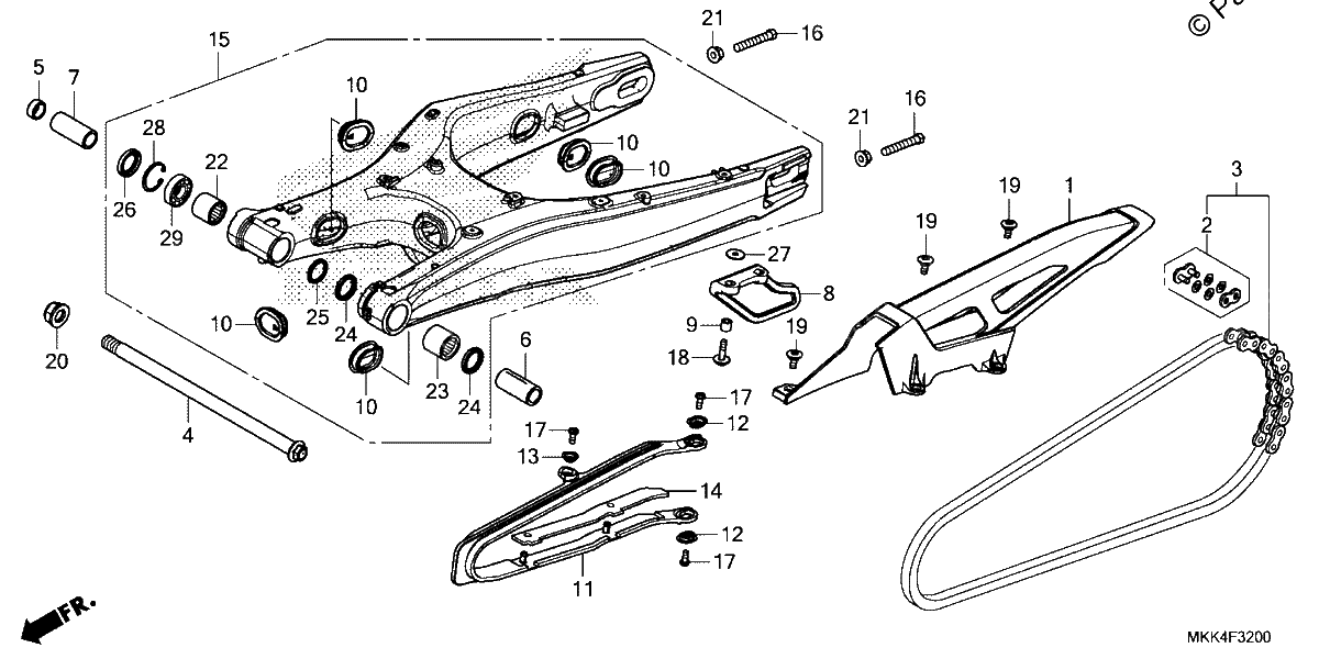 Diagrama de SWINGARM