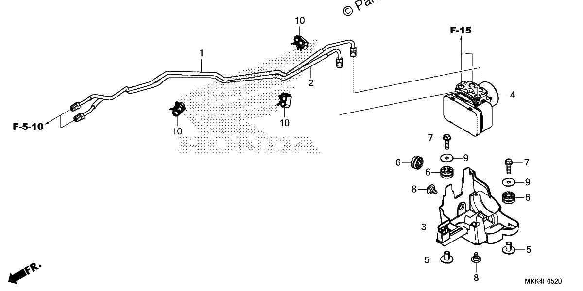 Diagrama de ABS MODULATOR