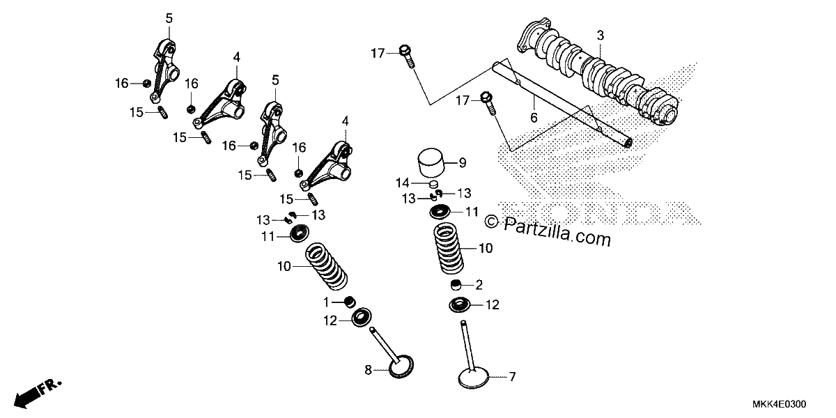 Diagrama de CAMSHAFT VALVE