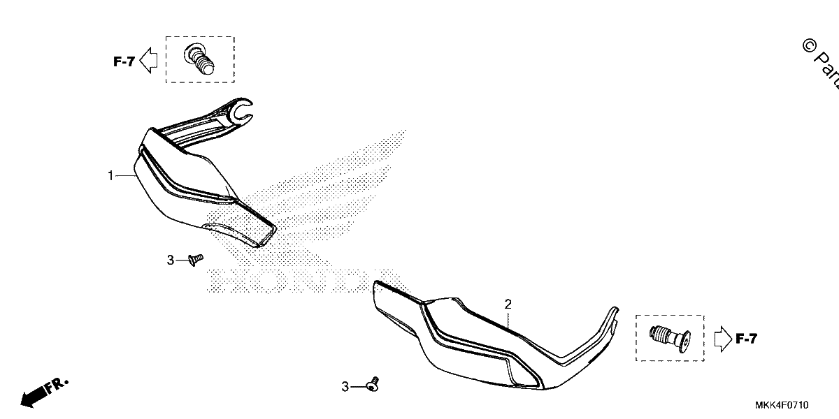 Diagrama de KNUCKLE GUARD