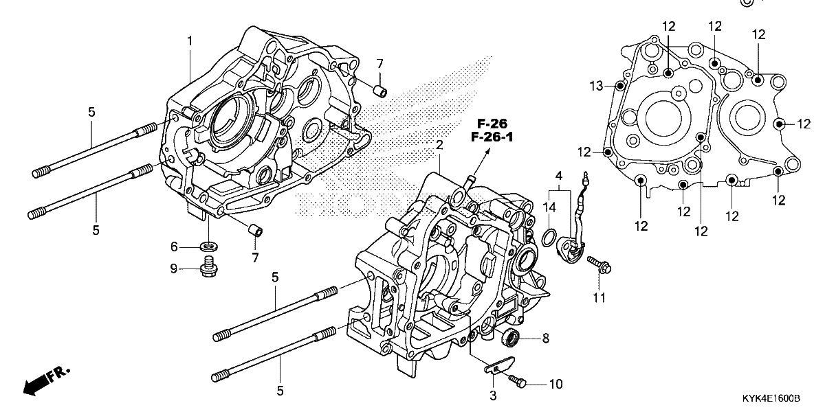 Diagrama de CRANKCASE