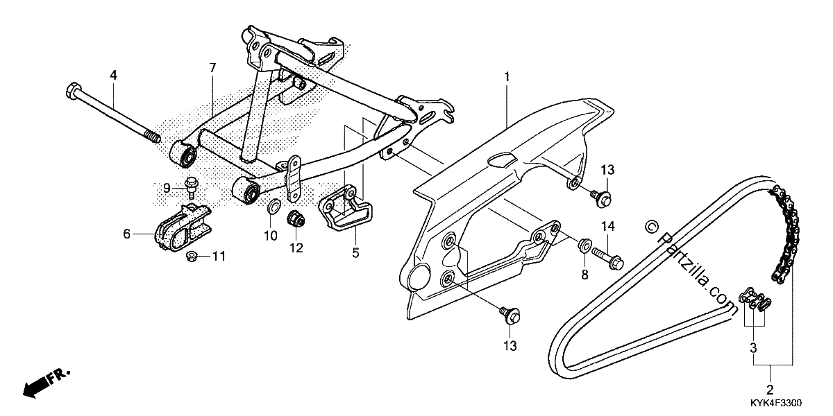 Diagrama de SWINGARM