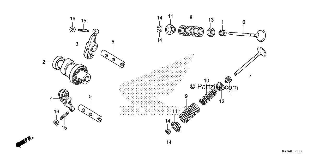 Diagrama de CAMSHAFT VALVE