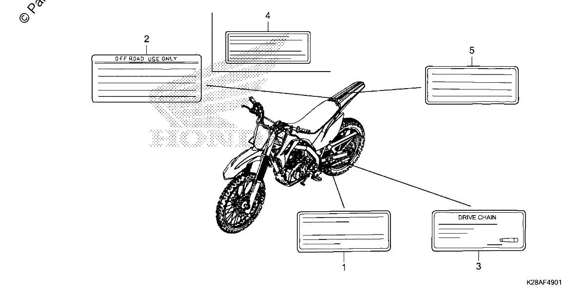 Diagrama de CAUTION LABEL 2