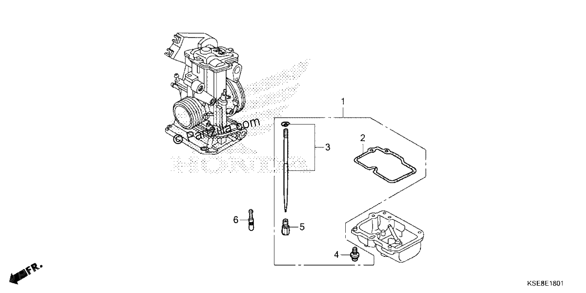 Diagrama de CARBURETOR OPTIONAL KIT