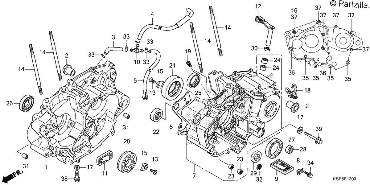 Diagrama de CRANKCASE