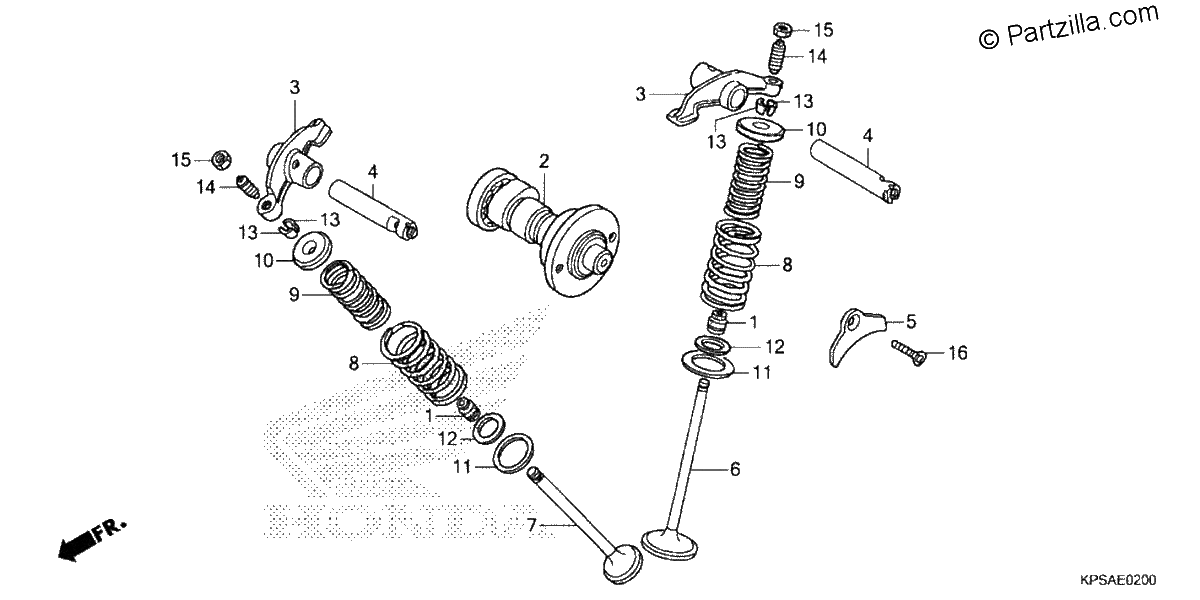 Diagrama de CAMSHAFT VALVE