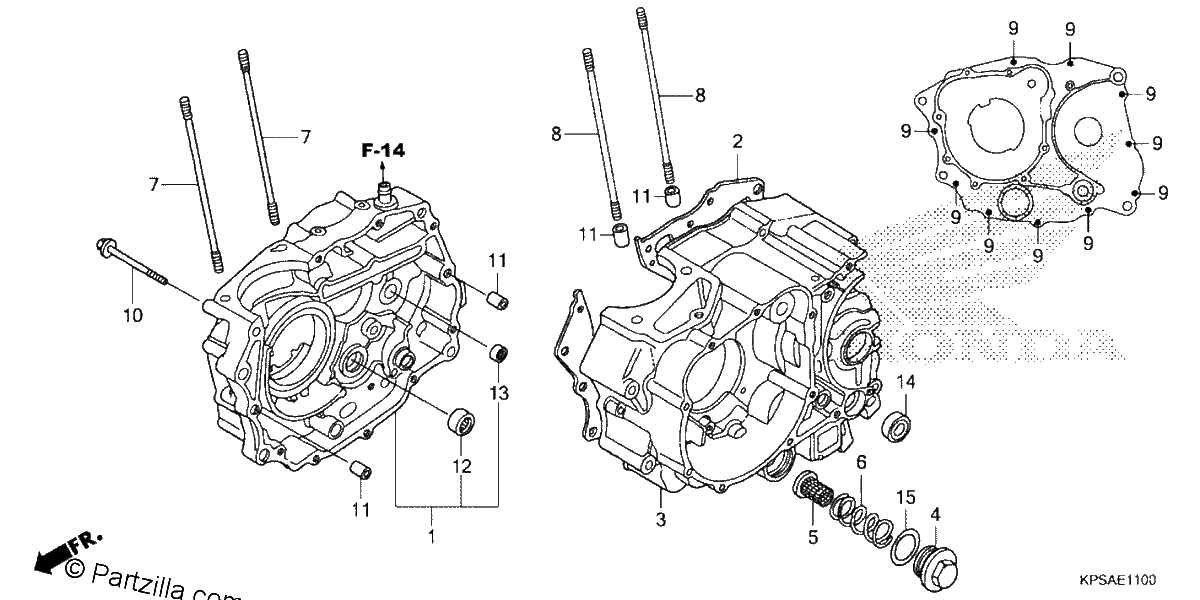 Diagrama de CRANKCASE