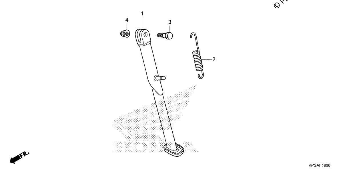 Diagrama de SIDE STAND