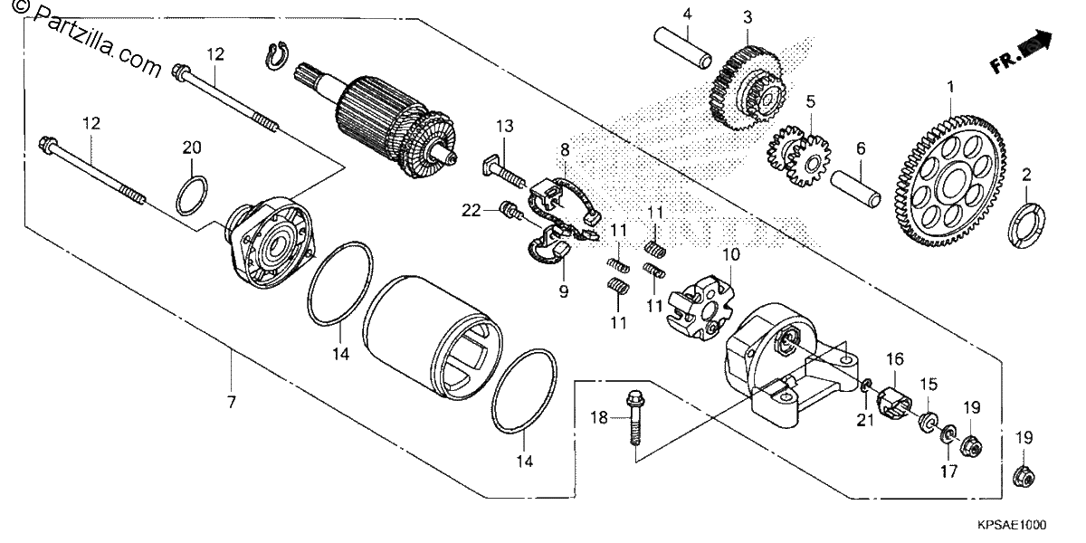 Diagrama de STARTING MOTOR