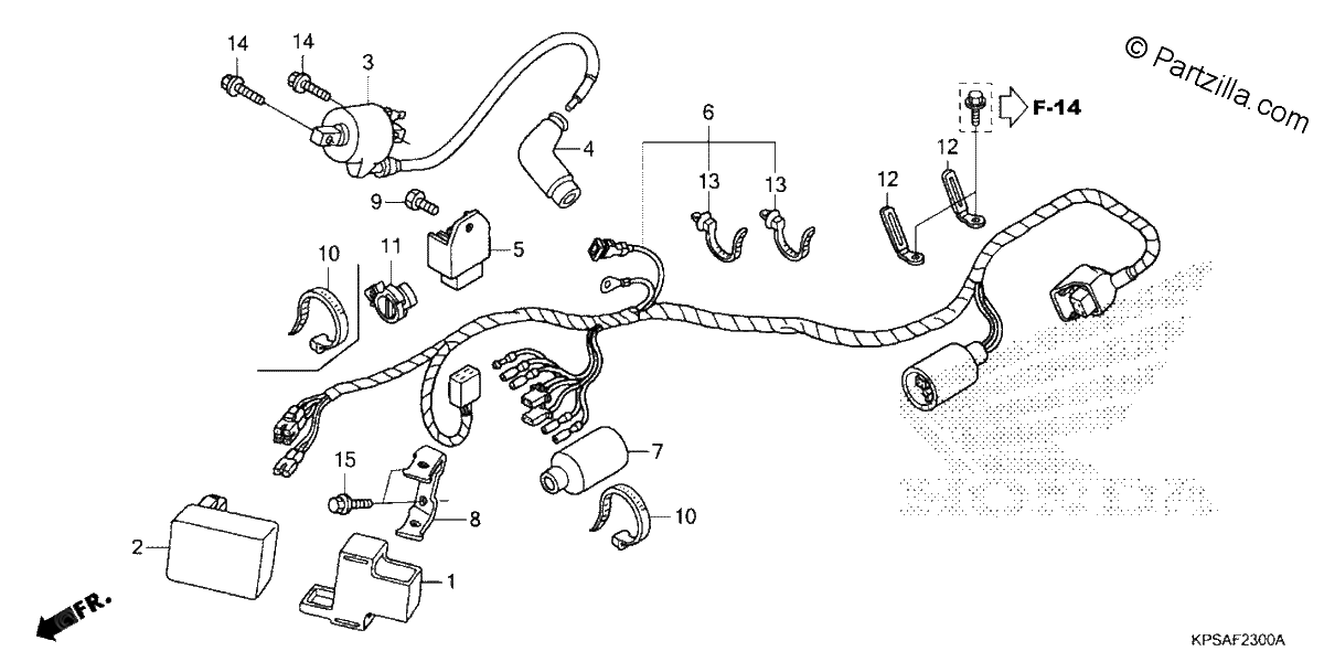 Diagrama de WIRE HARNESS