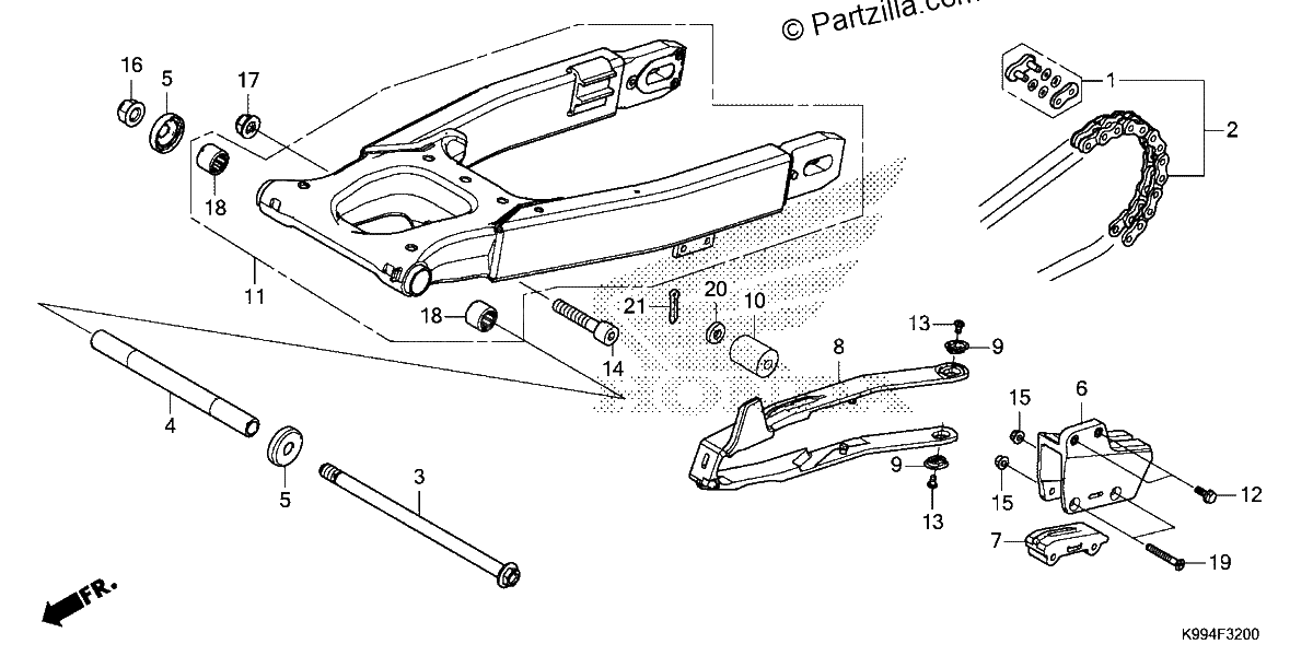 Diagrama de SWINGARM