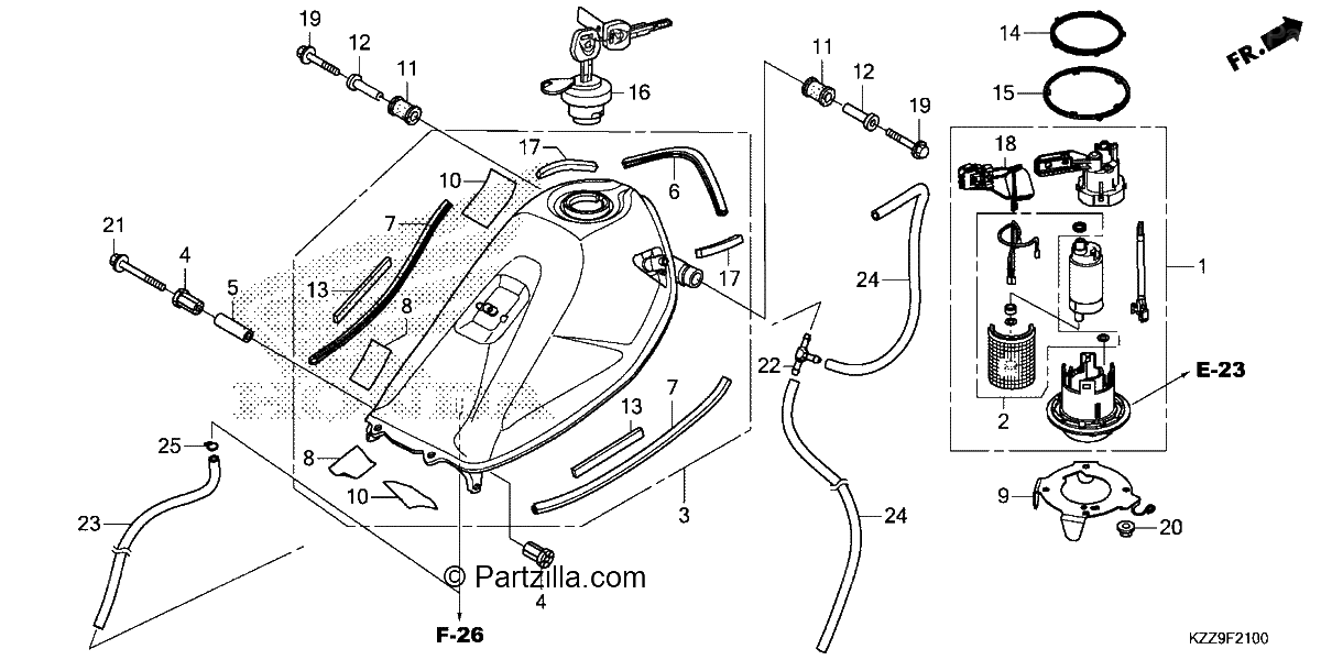 Diagrama de FUEL TANK 1