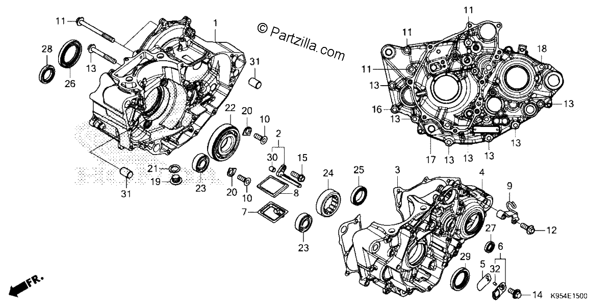 Diagrama de CRANKCASE