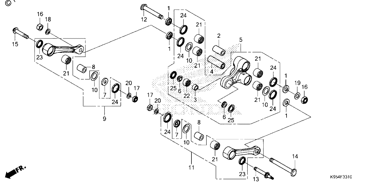 Diagrama de CUSHION ARM