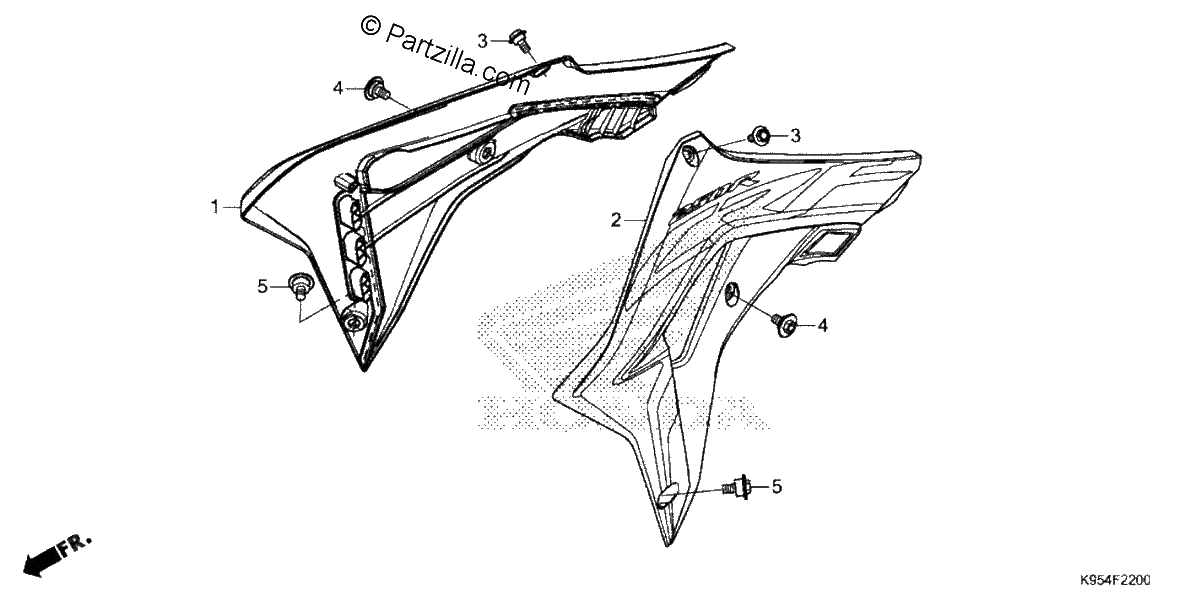Diagrama de RADIATOR SHROUD 1