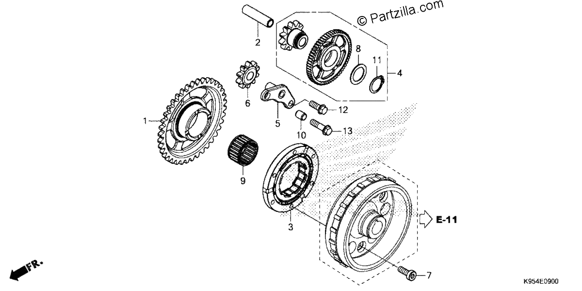 Diagrama de STARTING CLUTCH