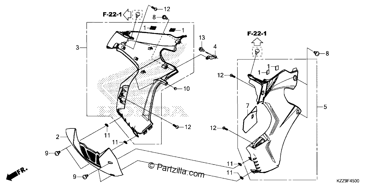 Diagrama de MIDDLE COWL
