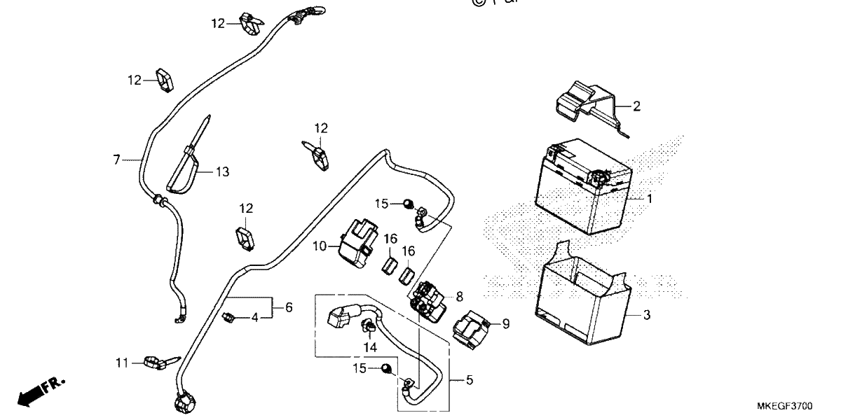 Diagrama de BATTERY