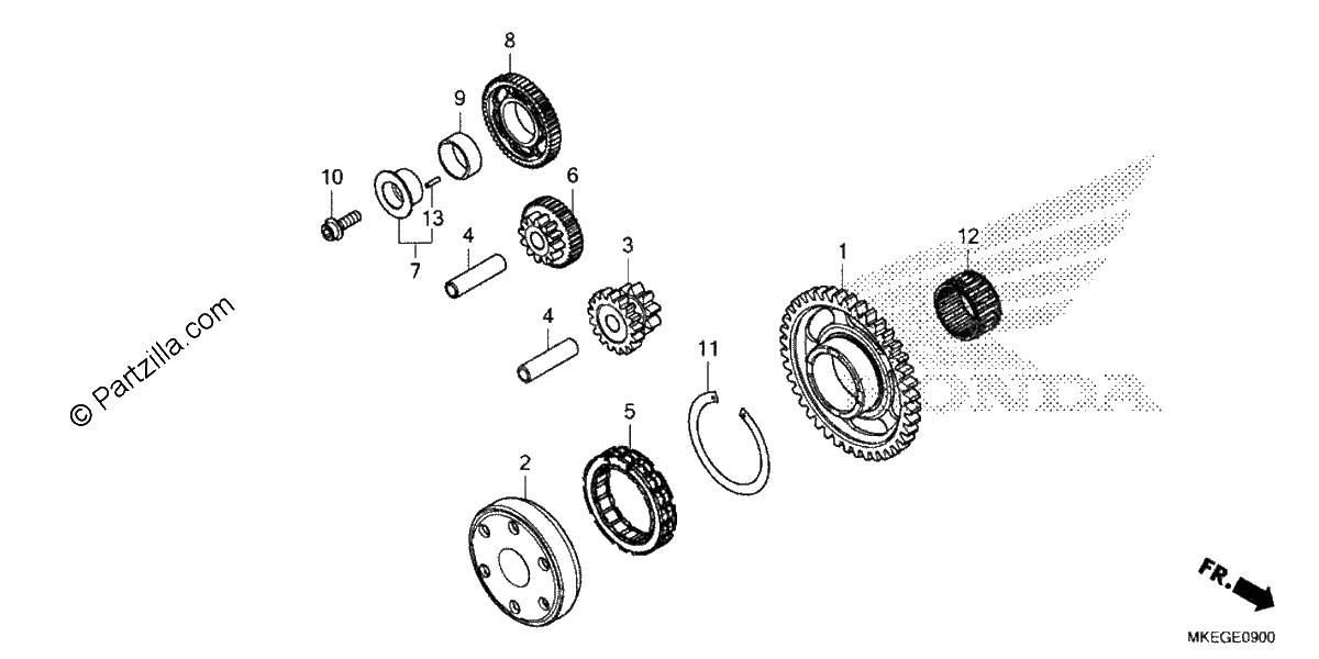 Diagrama de STARTING CLUTCH