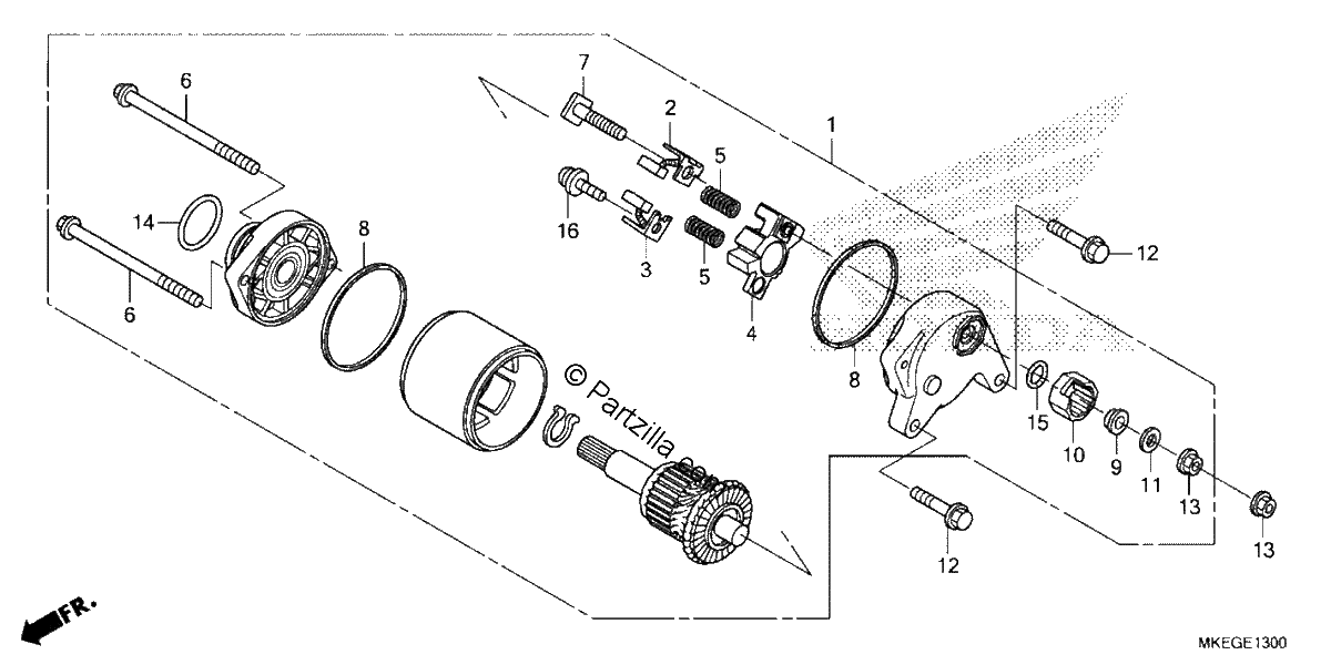 Diagrama de STARTING MOTOR