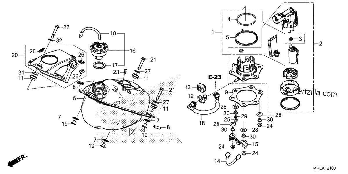 Diagrama de FUEL TANK 1