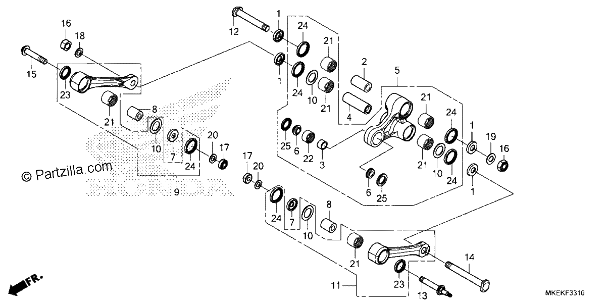 Diagrama de CUSHION ARM