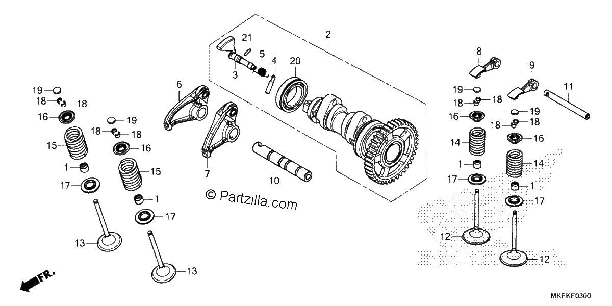 Diagrama de CAMSHAFT VALVE