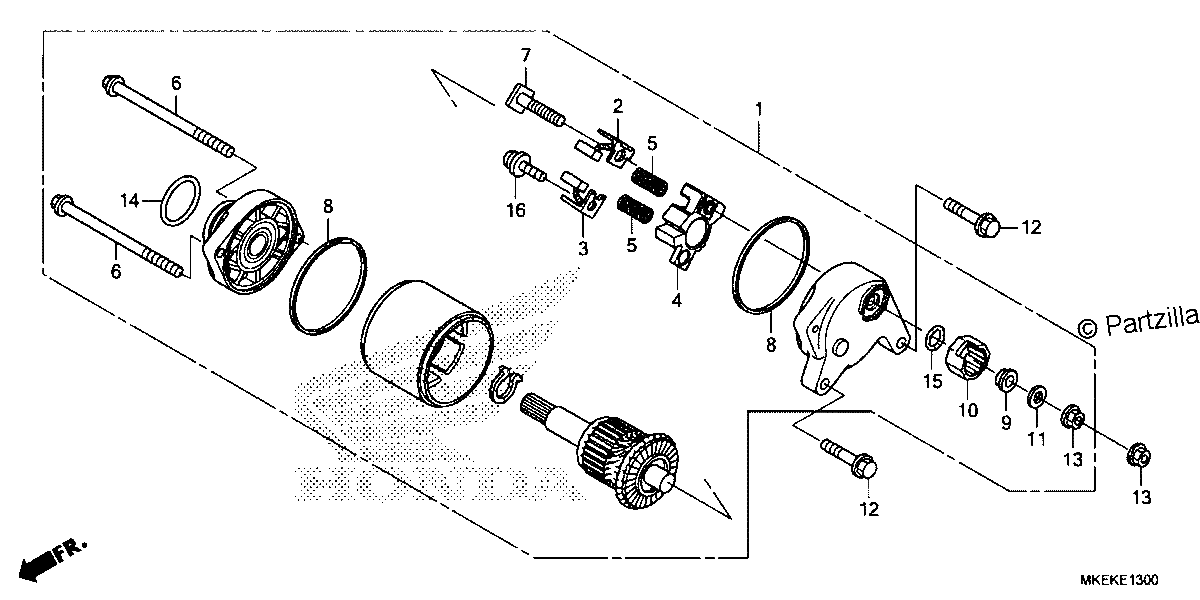 Diagrama de STARTING MOTOR