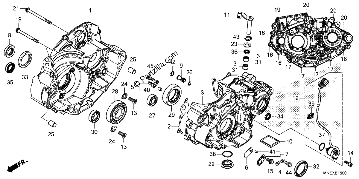 Diagrama de CRANKCASE