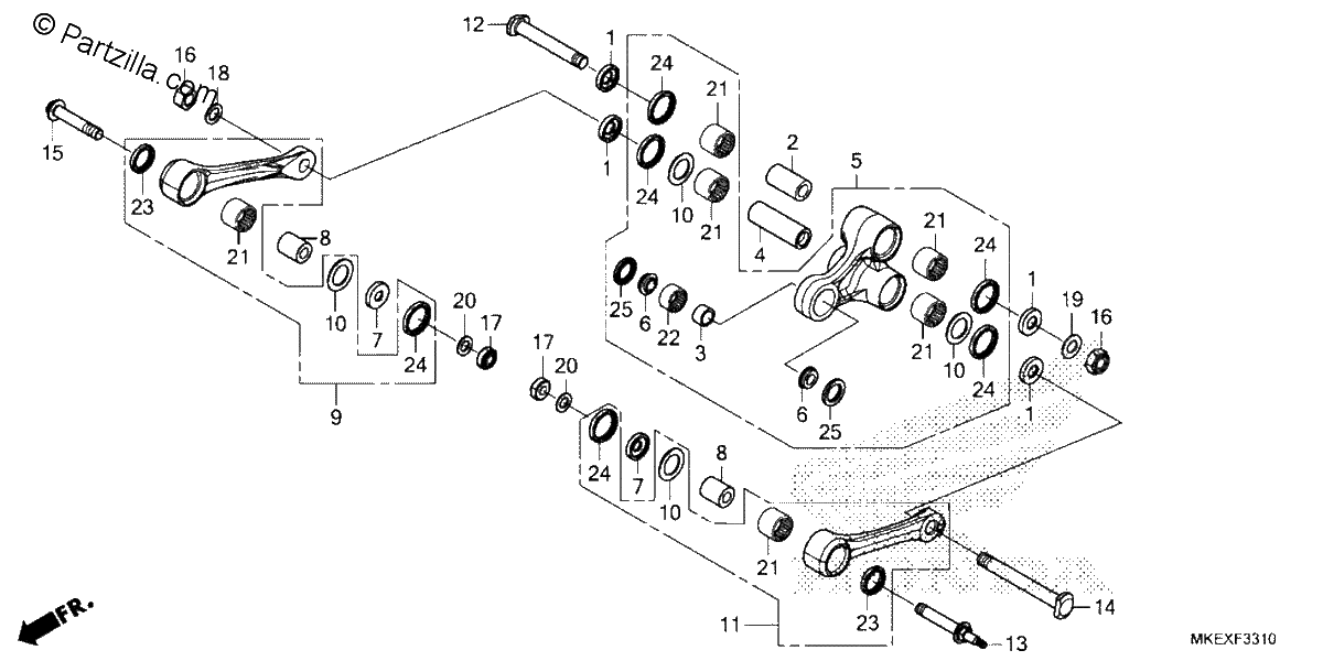 Diagrama de CUSHION ARM