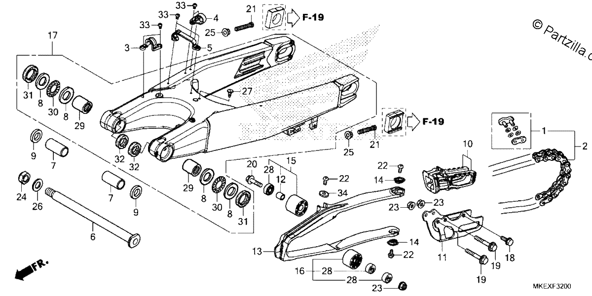 Diagrama de SWINGARM