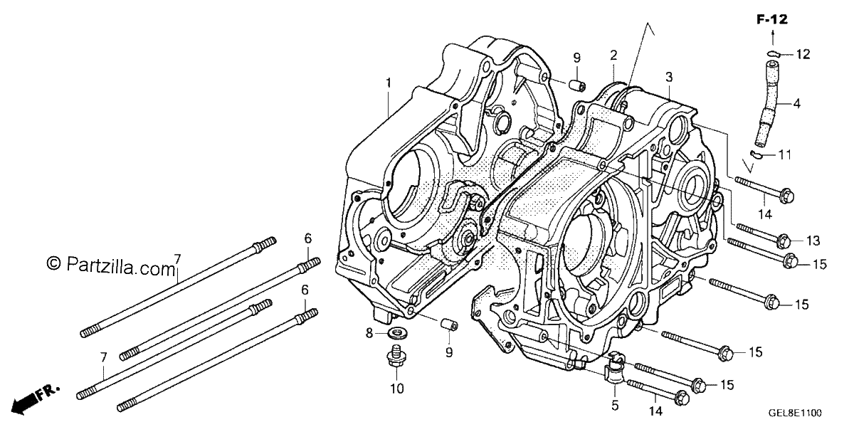 Diagrama de CRANKCASE
