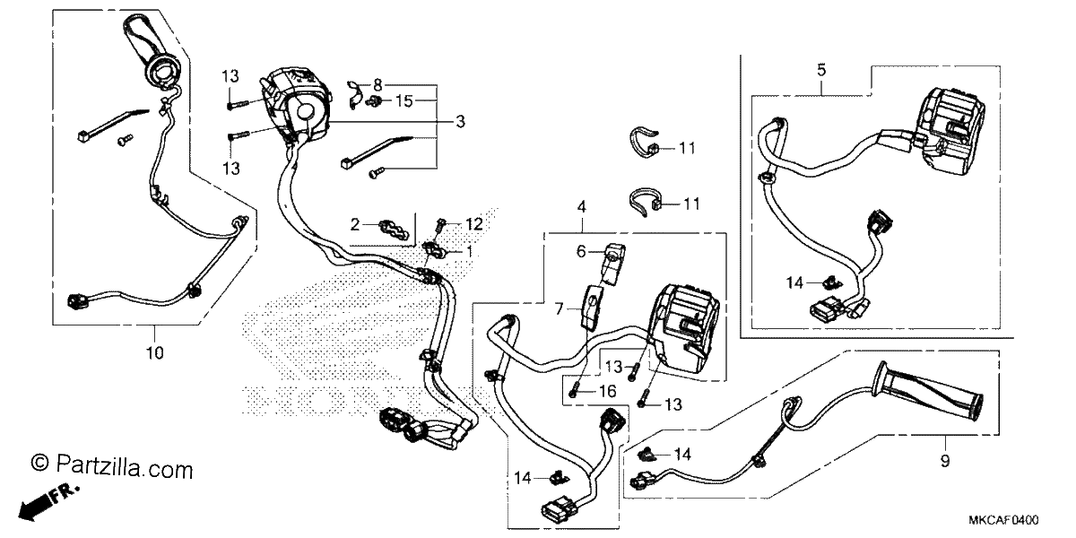 Diagrama de HANDLE SWITCH