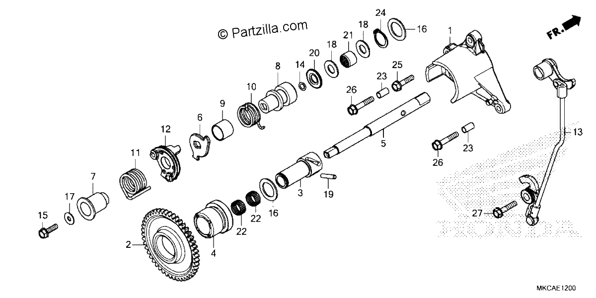 Diagrama de REVERSE GEAR