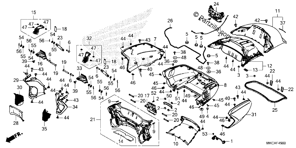Diagrama de TRUNK BOX