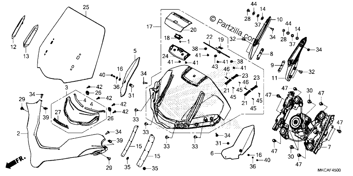 Diagrama de WINDSCREEN