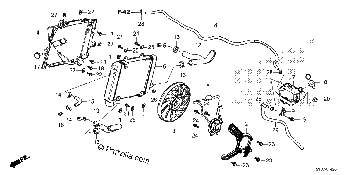 Diagrama de RADIATOR L