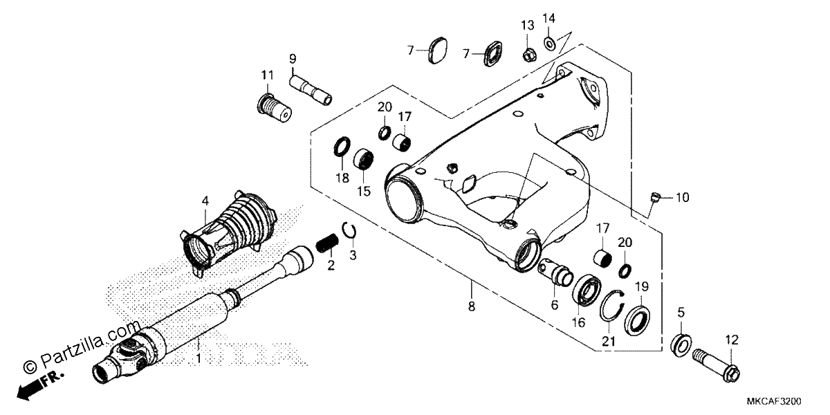 Diagrama de SWINGARM