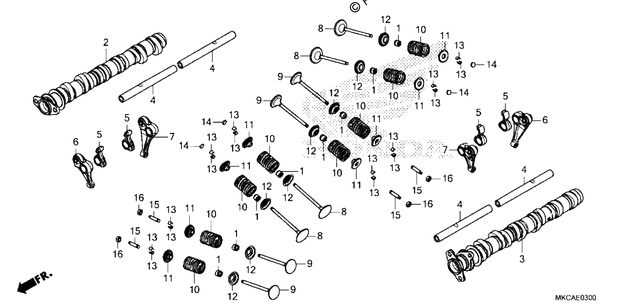 Diagrama de CAMSHAFT VALVE