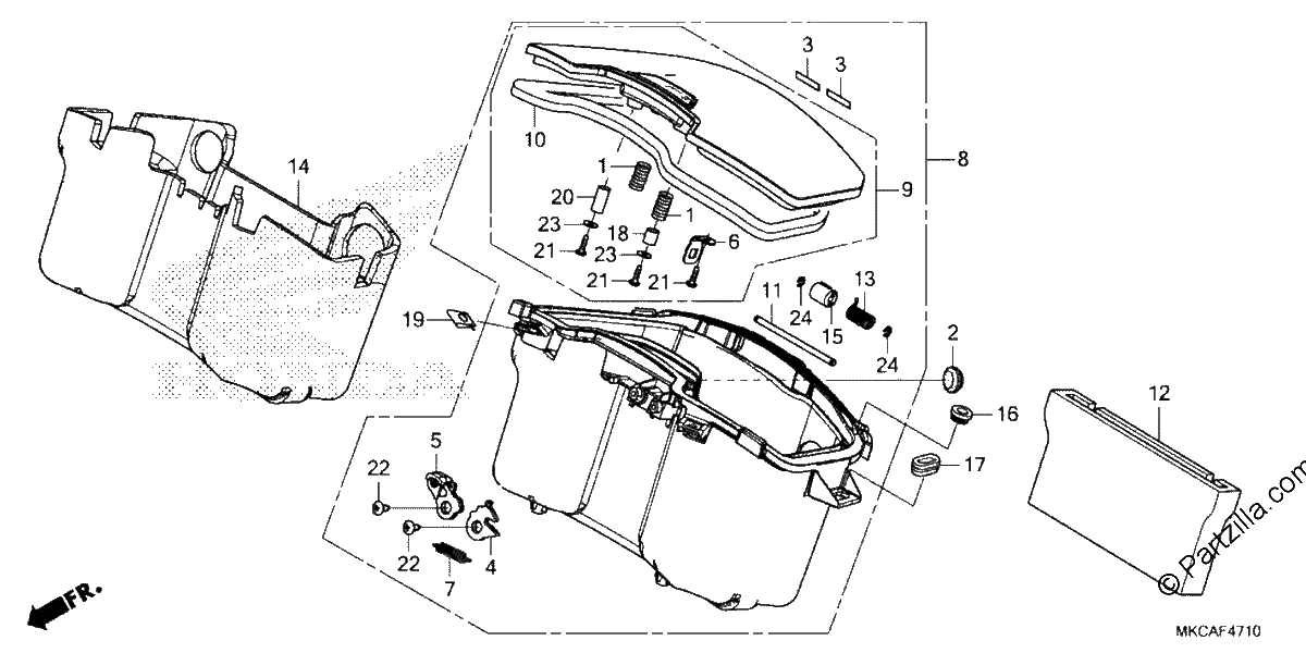 Diagrama de CENTER POCKET
