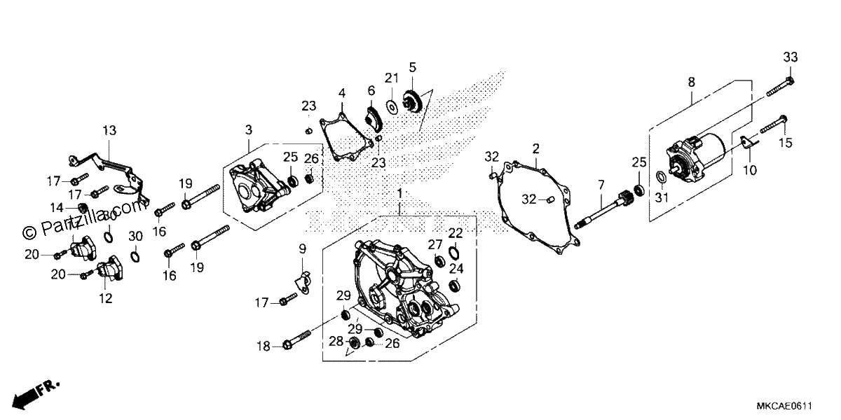 Diagrama de SHIFT COVER DCT
