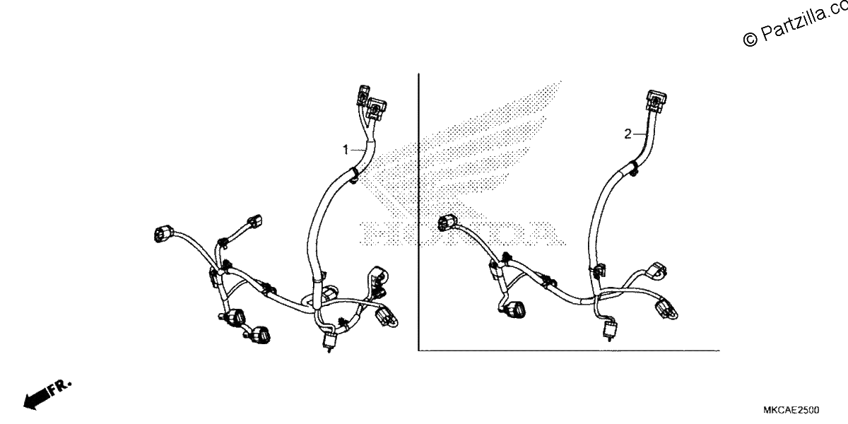 Diagrama de ENGINE SUB CORD