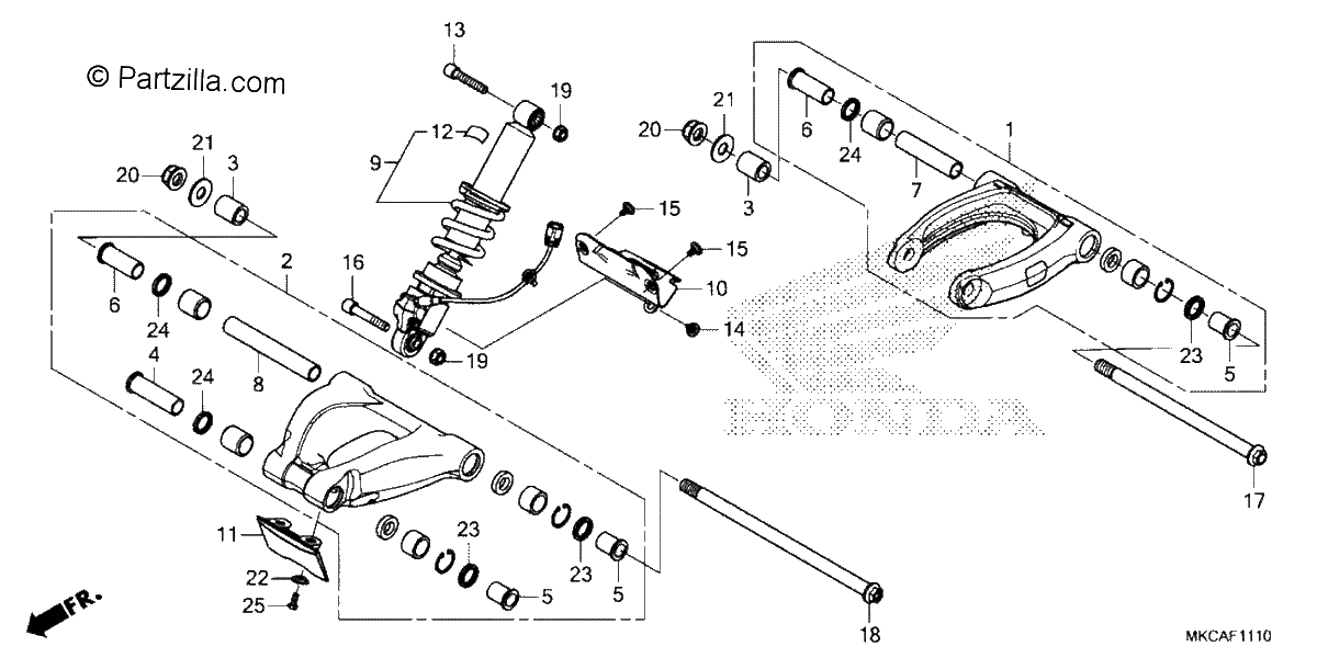 Diagrama de CUSHION ARM