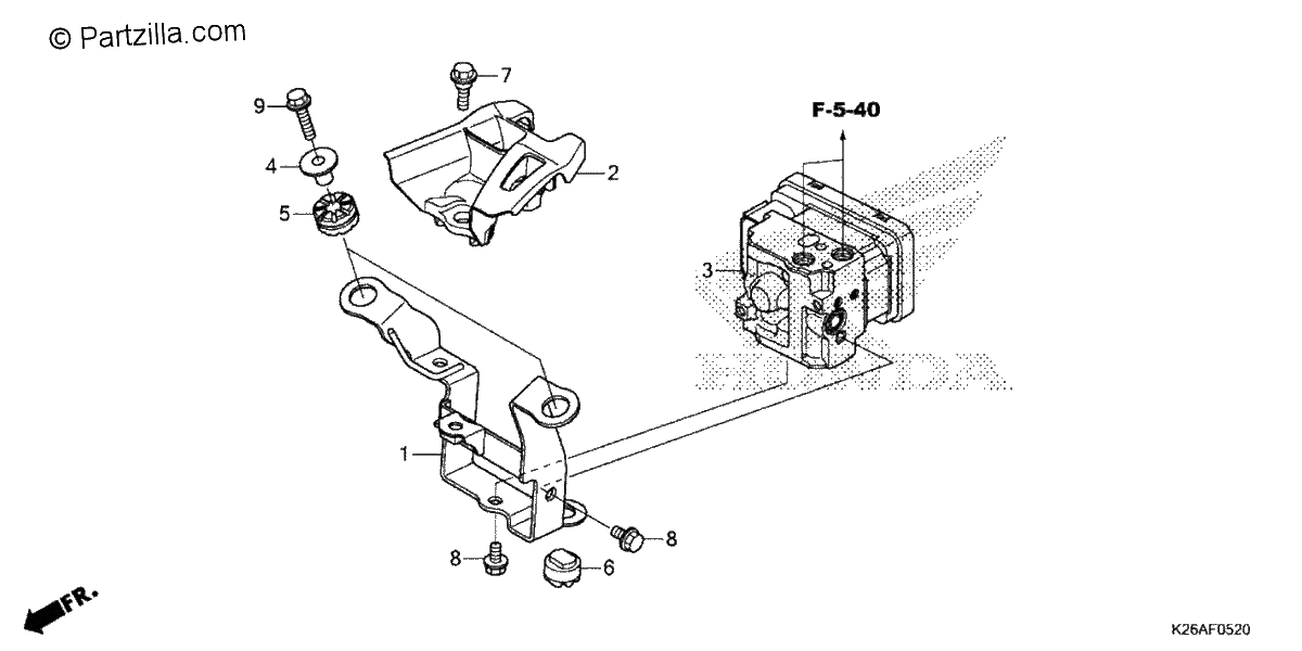 Diagrama de ABS MODULATOR