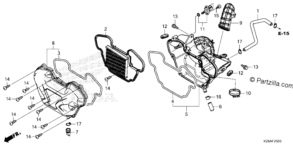 Diagrama de AIR CLEANER