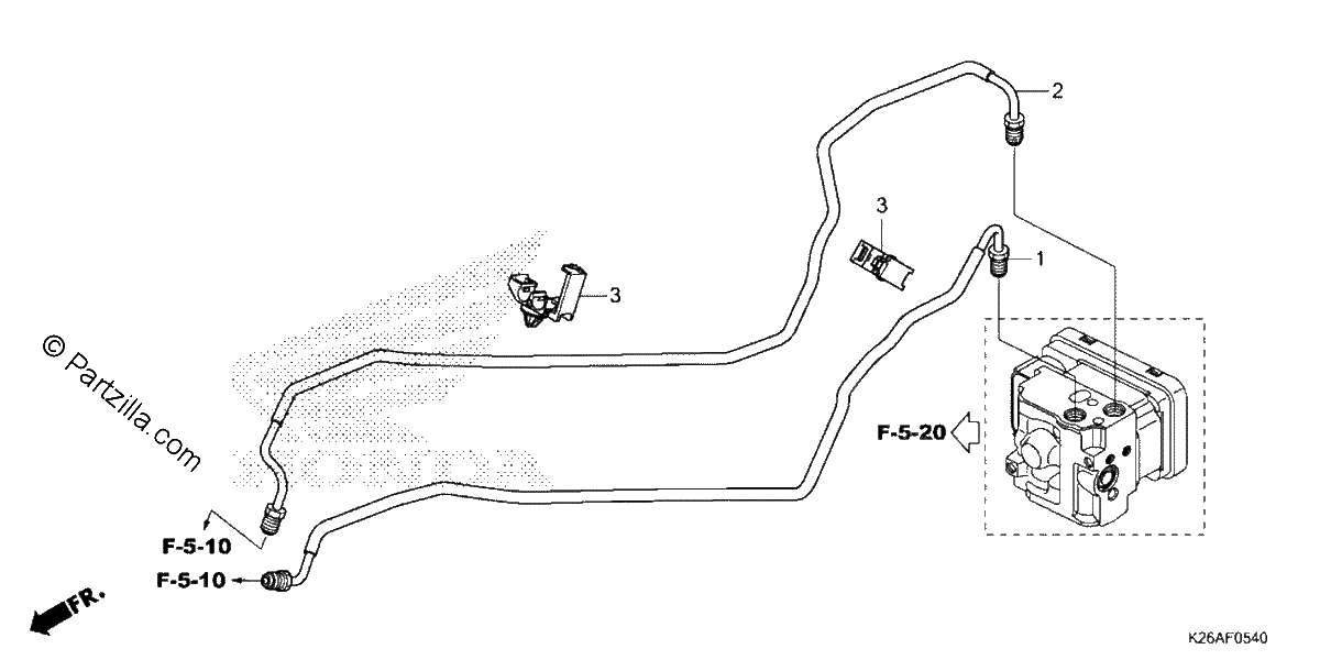 Diagrama de BRAKE PIPE