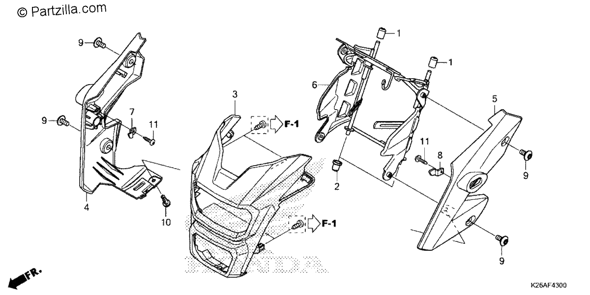 Diagrama de HEADLIGHT COVER