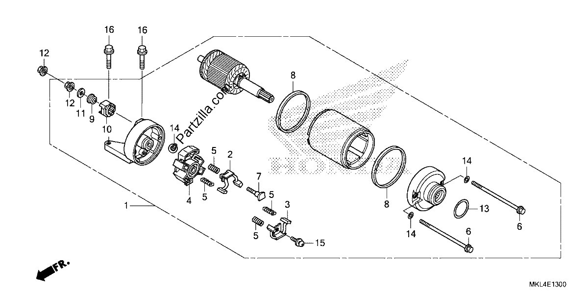 Diagrama de STARTING MOTOR